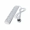 6 way Extension cable WHITE normal