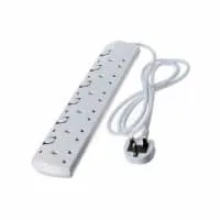 6 way Extension cable WHITE normal