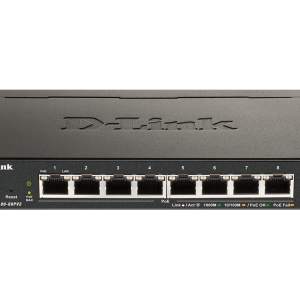 D-Link DGS-1100-08P 8-Port Gigabit PoE Switch