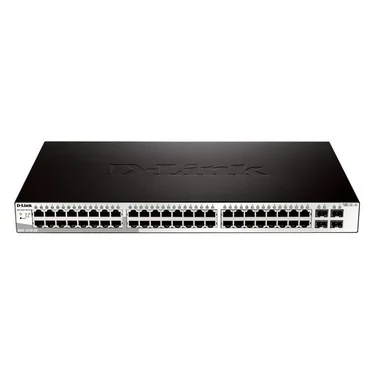 Dlink 1210 48-Port 10/100/1000 PoE with 4 Gigabit SFP ports Web Smart Switch Managed