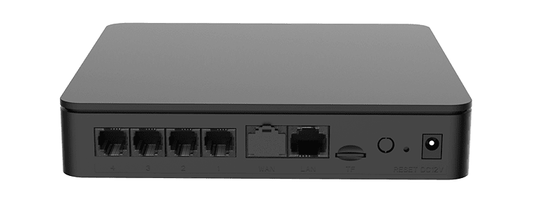 Rear Ports of Yeastar S-Series S20 PBX