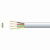 4 core White Flat Tel/Data Cable, 4 x (7 x 0.15mmØ) - 100m reel