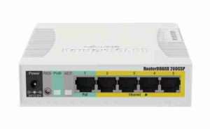 Mikrotik RB260GSP 5 Gigabit Ethernet Ports Switch and One SFP Cage