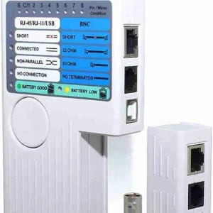 Professional Multi Function RJ45 RJ11 USB and BNC Cable Tester