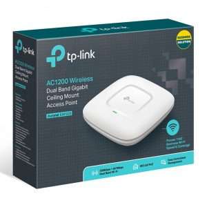 Tplink AC1200 Wireless Dual Band Gigabit Ceiling Mount Access Point EAP225