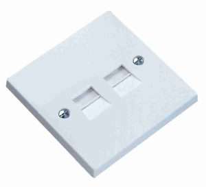 Cat 6 EaseNet Complete Double Face Plates Complete