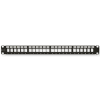 Giganet GN-10G-FTP-PP24 24-Port Unshielded keystone Patch Panel, 19-inch, 1U, Rackount, Horizontal Punch