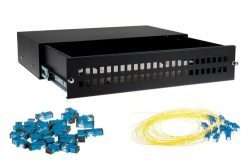 48 Port SC Single-Mode OS2 Fiber Patch Panel Bundle
