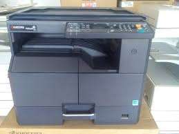 Front view of Kyocera TASKalfa 1800 Printer with open paper tray
