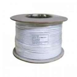 4 Core Burglar Alarm Cable White