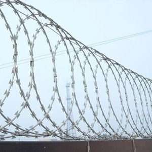 Razor Wire Flat Wrap Coils-Flat Security