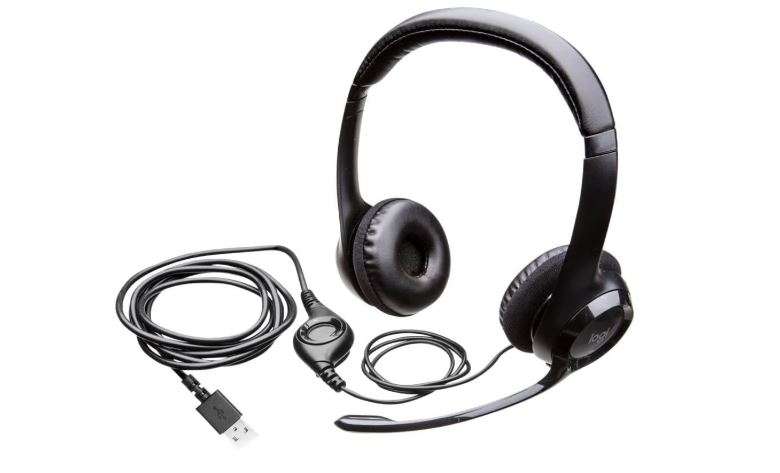 Logitech H390 USB Headset with Noise-Canceling Mic - 981-000406