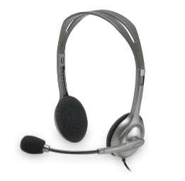 Logitech Stereo Headset H110 - Grey (3.5 MM JACK)
