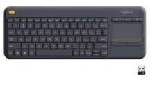 Logitech Wireless Keyboard with TouchPad K400 Plus