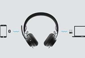 Logitech Wireless with Bluetooth Headset Zone MSFT