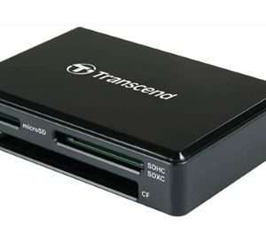 Transcend Card Reader USB Type C 3.1 Black - Micro SD, SD and Compact Flash