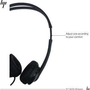 HP Stereo USB Headset Black