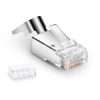 Cat6A Shielded RJ45 Connector Metallic