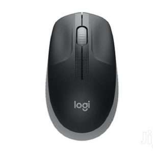 Logitech M191 Full Size Wireless Mouse Blue Mid-Grey
