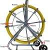 12mm Cable Duct Rodder with wheel 100M