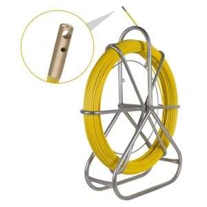 14mm 200m plastic cable guide Fiberglass duct rodder with wheels - Image 5