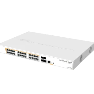 MikroTik (CRS328-24P-4S+RM) 24 Port Gigabit Ethernet