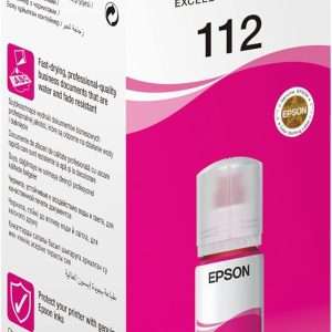 Epson 112 EcoTank Pigment Magenta ink bottle