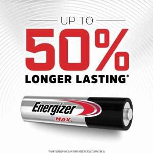 Energizer Alkaline AAA Batteries 4 Pack - Image 8