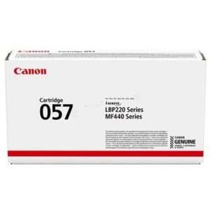 Canon 057 Black Toner Cartridge Yield 3100 Pages