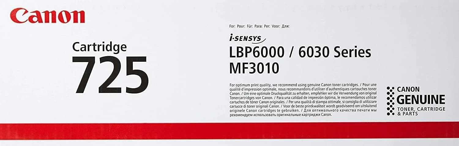 Canon 725 Black Toner Cartridge