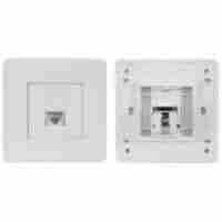 Cat 5E EaseNet Complete Single Face Plates
