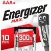 Energizer Alkaline AAA Batteries 4 Pack