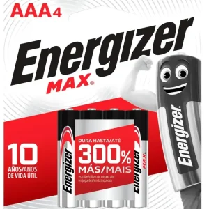 Energizer Alkaline AAA Batteries 4 Pack