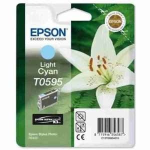 Epson T0595 UltraChrome K3 Light Cyan Ink Cartridge (T059540)