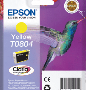 Epson T0804 Yellow Ink Cartridge