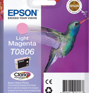 Epson T0806 Light Magenta Ink Cartridge