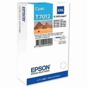 Epson T7012 XXL Extra High Capacity Cyan Ink Cartridge – (C13T70124010)