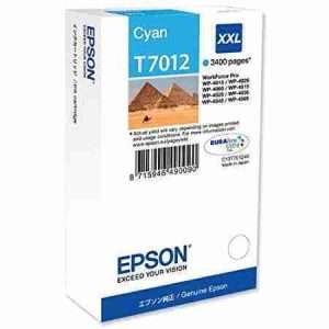 Epson T7012 XXL Extra High Capacity Cyan Ink Cartridge – (C13T70124010)