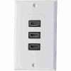 HDMI FACEPLATE THREE PORT