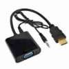 HDMI to VGA Male Converter With Audio Cable