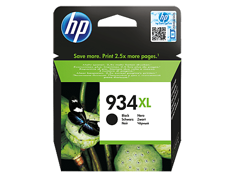 HP 934XL High Yield Black Original Ink Cartridge (C2P23AE)