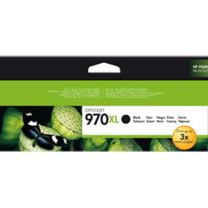 HP 970XL High Yield Black Original Ink Cartridge (CN625AE)