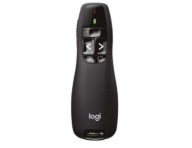 Logitech R400 Wireless Presenter - Black - 910-001356