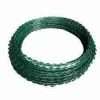 PVC Coated Razor Wire Fences (Green Color)