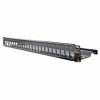 TM-PNLZ-24-01 Siemon Cat 7 TERA/MAX PATCH PANEL,24 PORT,1RMS,BLACK Not Loaded With Modules