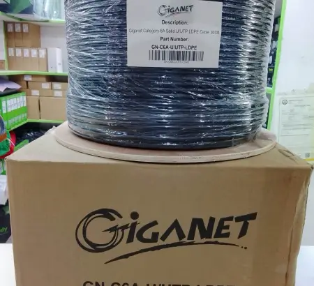 Giganet CAT 6A Solid U/UTP Outdoor LDPE Cable