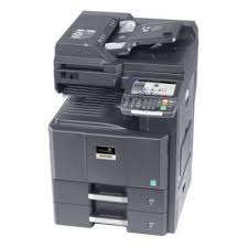 Front view of Kyocera TASKalfa 4025ci A3 colour printer with touchscreen panel