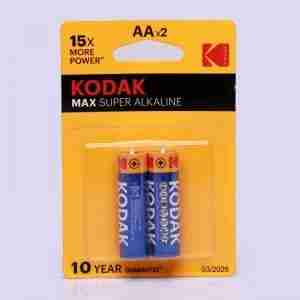 KODAK ALKALINE BATTERIES AA. 2PACK