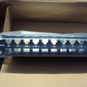 Siemon Z6AS-PNL-U48K Z-MAX 48-Port 6A Shielded Patch Panel 1U Black