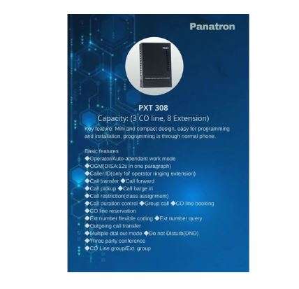 Panatron PXT 632 PABX Capability 6 Line 32 Extension